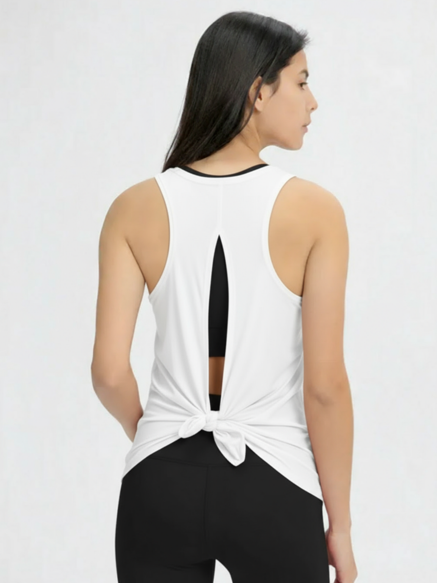 SLEEVELESS OPEN BACK TOP