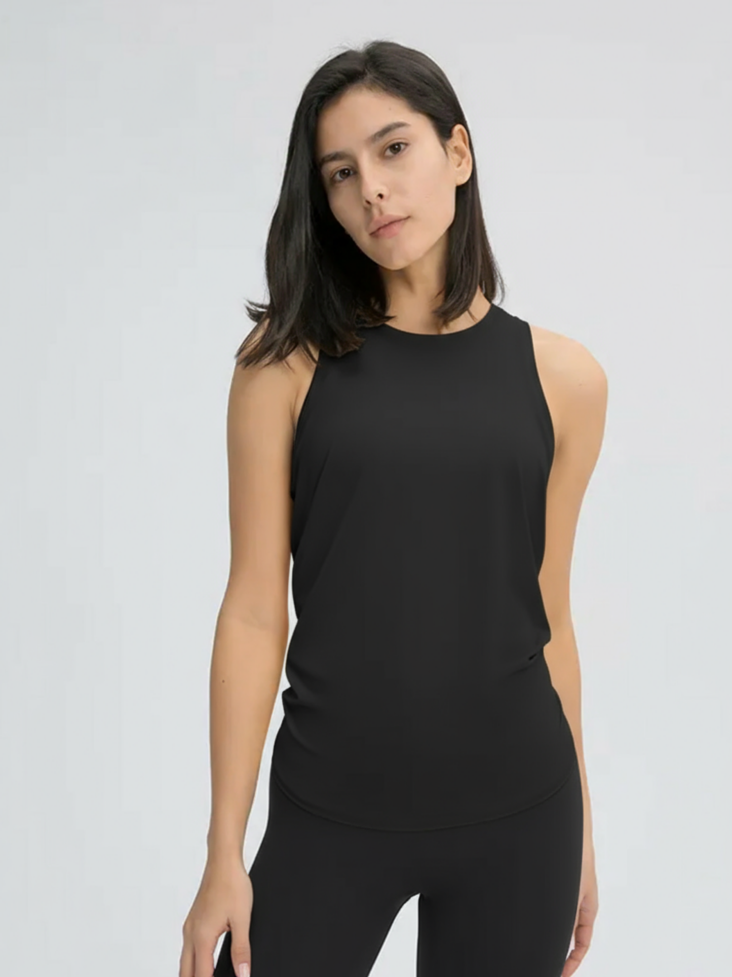 SLEEVELESS OPEN BACK TOP
